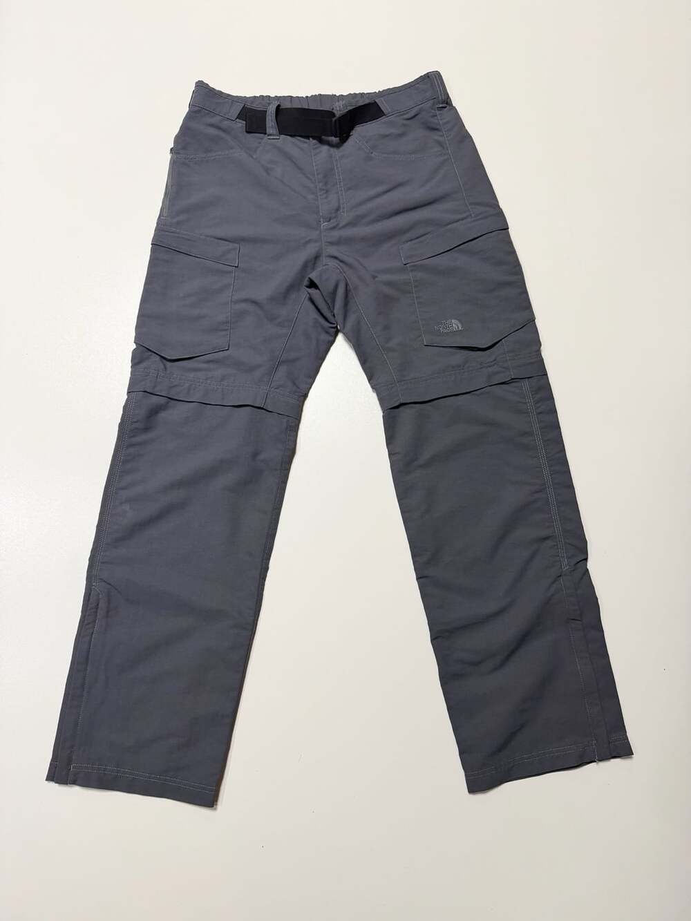 The North Face Mens Convertible Cargo Hiking Pants Gray Size 32 Heritage Workwea